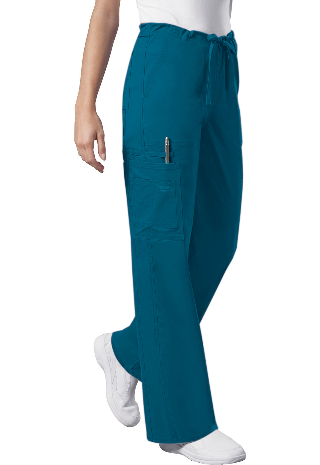 Unisex Unisex Drawstring Cargo Pant - Caribbean Blue